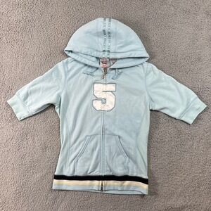 555Soul Light Blue Cropped Hoodie & Pants Set Women's M Athletic Tracksuit NWT